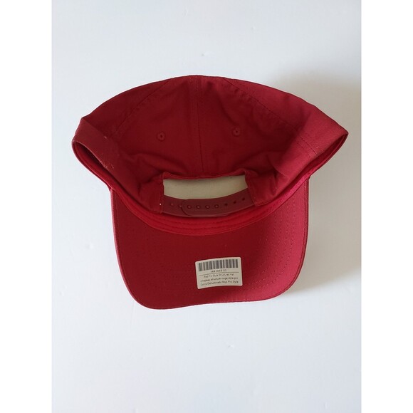 Peterbilt Logo Embroidered Red Pro Structured Hat Truckers - NEW - Picture 2 of 2